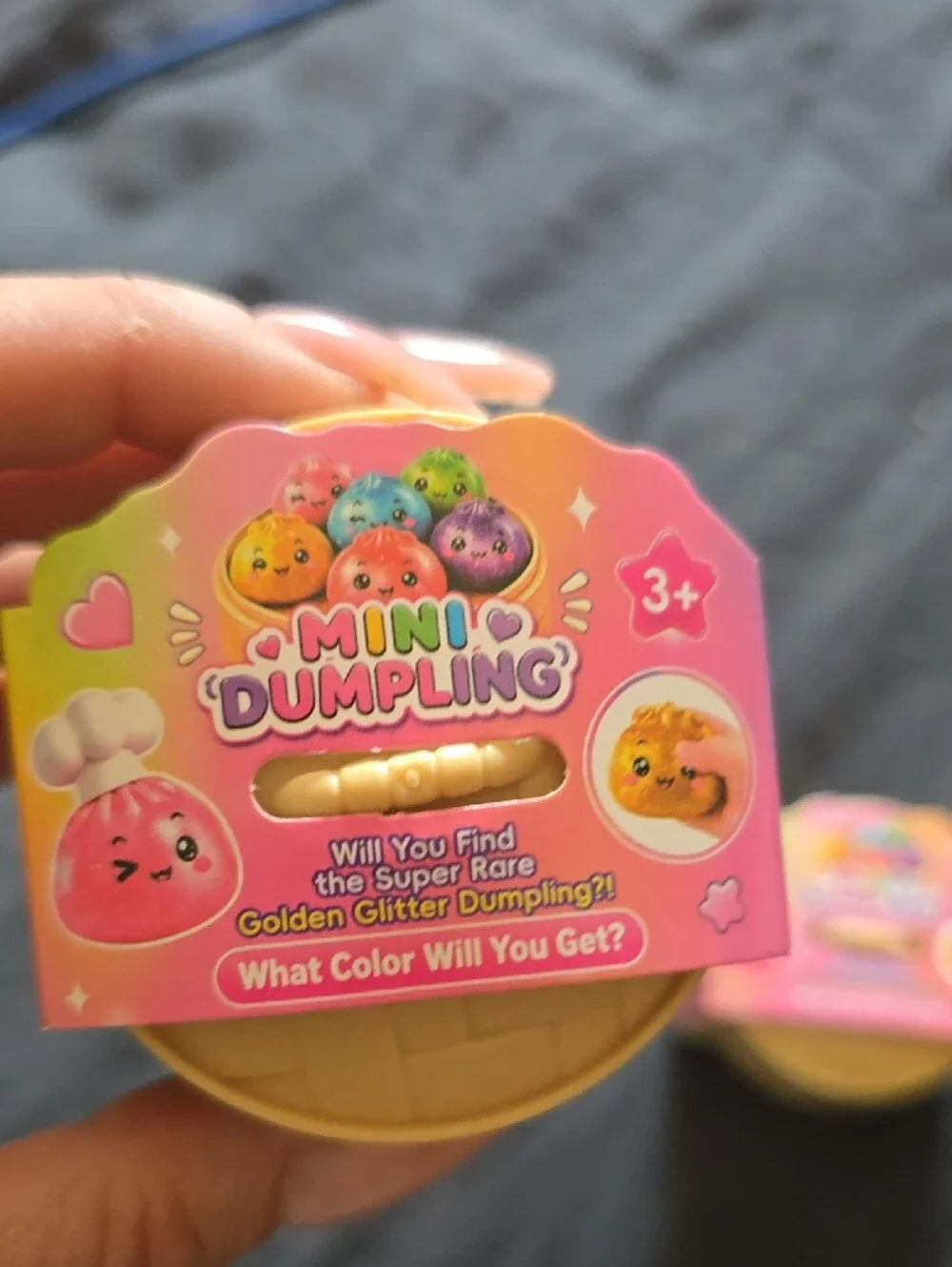 2 Mini Dumpling Surprise Collectible Toy - Pink & Yellow Packaging